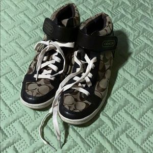 Coach 8M high top shoes